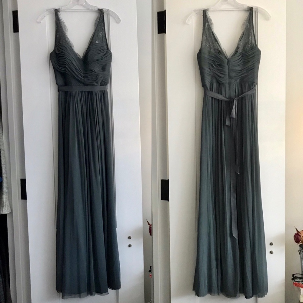 BHLDN Fleur Dress in Pewter